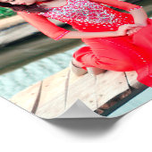 Ao Dai Traditional Vietnam Poster (Ecke)