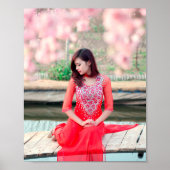 Ao Dai Traditional Vietnam Poster (Vorne)