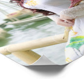 Ao Dai Traditional Vietnam Poster (Ecke)