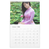 AO Dai Vietnam Kalender (Jan 2026)