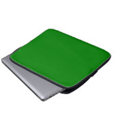 Ao (Englisch) (Vollfarbe) Laptopschutzhülle (Vorne Knopf)