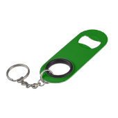 Ao (Englisch) (Vollfarbe) Mini Flaschenöffner (Vorderseite Schrägansicht)
