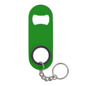 Ao (Englisch) (Vollfarbe) Mini Flaschenöffner (Rückseite)