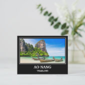 Ao Nang Thailand Postkarte (Stehend Vorderseite)