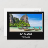 Ao Nang Thailand Postkarte (Vorne/Hinten)