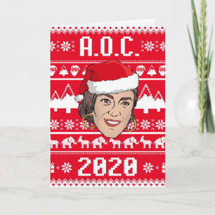 AOC 2020 Hässliches Weihnachten Karte