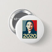 AOC 2020 Propaganda Button (Vorne & Hinten)