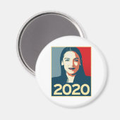AOC 2020 Propaganda Magnet (Vorderseite/Rückseite)