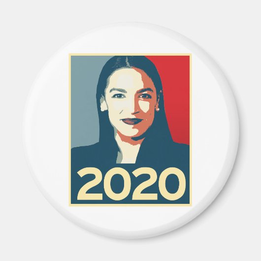 AOC 2020 Propaganda Magnet (Vorne)