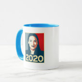 AOC 2020 Propaganda Tasse (Vorderseite Links)
