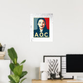 AOC 2024 Propaganda Poster (Heimbüro)