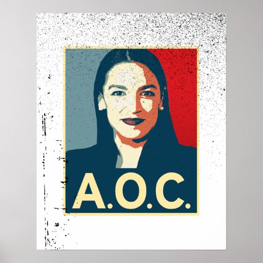 AOC 2024 Propaganda Poster (Vorne)