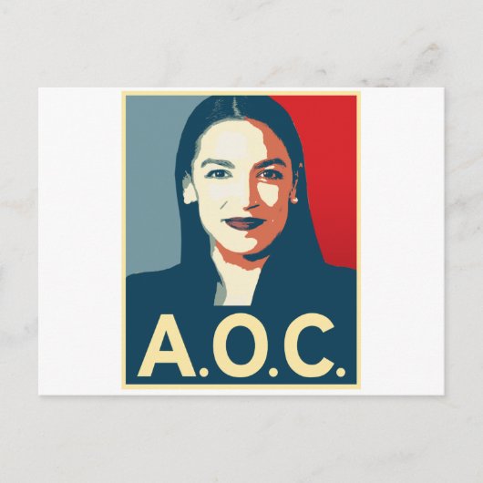 AOC 2024 Propaganda Postkarte (Vorderseite)