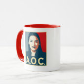 AOC 2024 Propaganda Tasse (Vorderseite Links)