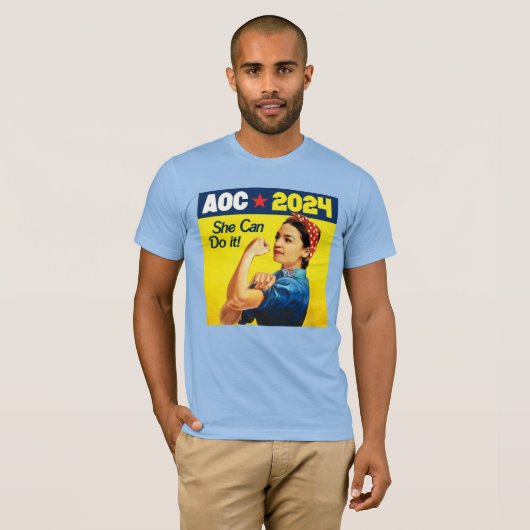 AOC 2024: Sie kann es T-Shirt (Vorne ganz)