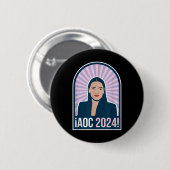 Aoc 2024 Vintag Button (Vorne & Hinten)