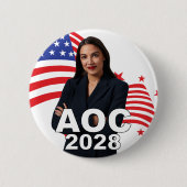 AOC 2028 BUTTON (Vorderseite)