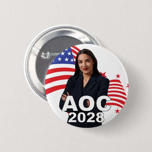 AOC 2028 BUTTON (Vorne & Hinten)