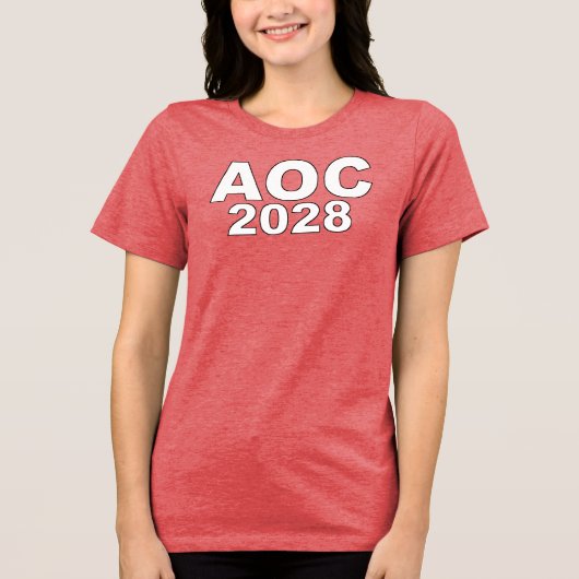 AOC 2028 Tri-Blend SHIRT (Vorderseite)