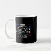 Aoc 2028 Weißes Haus Langschläfer Kaffeetasse (Links)