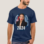 AOC - Alexandria Ocasio-Cortez 2024 T - Shirt (Vorderseite)