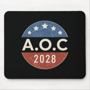 Aoc Alexandria Ocasio Cortez 2028 für Präsident El Mousepad