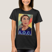 Aoc Alexandria Ocasio-cortez First Female Presiden T-Shirt (Vorderseite)
