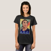 Aoc Alexandria Ocasio-cortez First Female Presiden T-Shirt (Vorne ganz)
