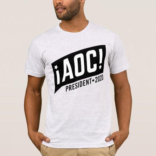 AOC ALS PRÄSIDENTIN T-Shirt (Vorderseite)