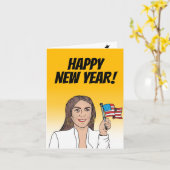 AOC Begrüßung Karte (Gelbe Blume)