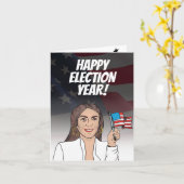 AOC Begrüßung Karte (Gelbe Blume)