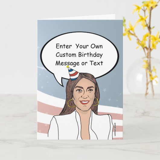 AOC Birthday Card Karte (Gelbe Blume)