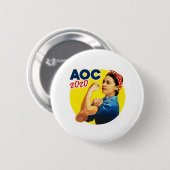 AOC die Nieterin 2020 Button (Vorne & Hinten)