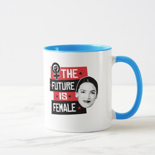 AOC die Zukunft ist weiblich Tasse (Rechts)