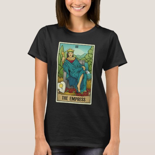 AOC Empress Tarot Card Halloween Costume AOC 2024 T-Shirt (Vorderseite)