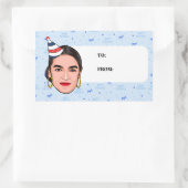 AOC GEBURTSTAG RECHTECKIGER AUFKLEBER (Tasche)