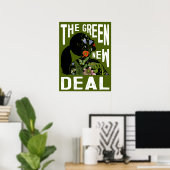 AOC - Grüner New Deal Poster (Heimbüro)