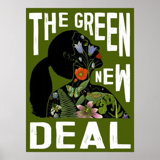 AOC - Grüner New Deal Poster (Vorne)