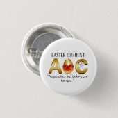 AOC Ostereier Hunt Button (Vorne & Hinten)