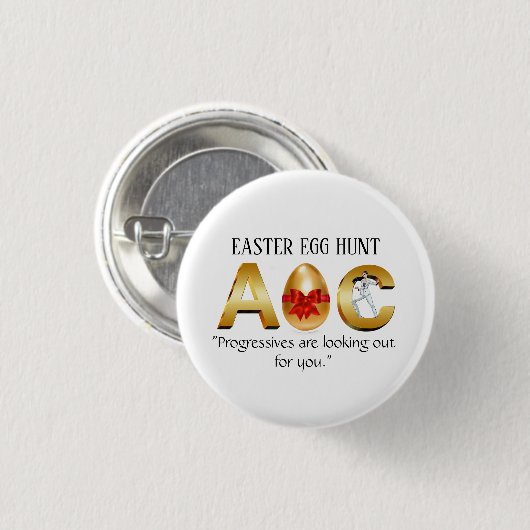 AOC Ostereier Hunt Button (Vorne & Hinten)