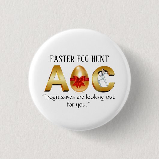 AOC Ostereier Hunt Button (Vorderseite)