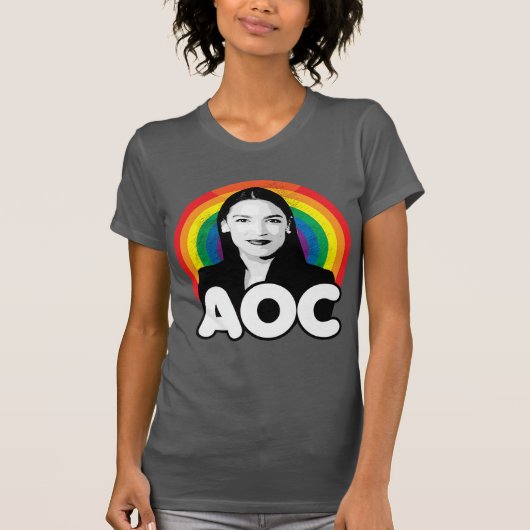 AOC Pride Regenbogen T-Shirt (Vorderseite)