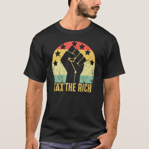 AOC-Steuer auf den reichen Retro-Vintagen Antikapi T-Shirt