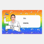 AOC Stolz Rechteckiger Aufkleber (Vorderseite)