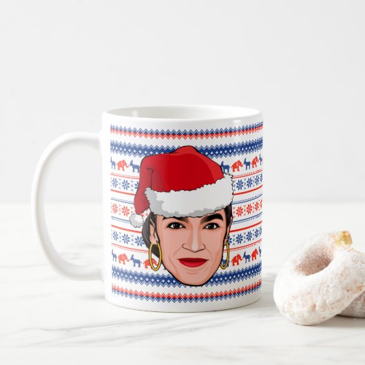 AOC Weihnachten Kaffeetasse (Mit Donut)