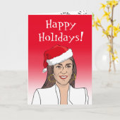 AOC Weihnachtskarte Karte (Gelbe Blume)