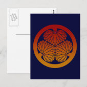 Aoi-Gradation 2 Postkarte (Vorne/Hinten)