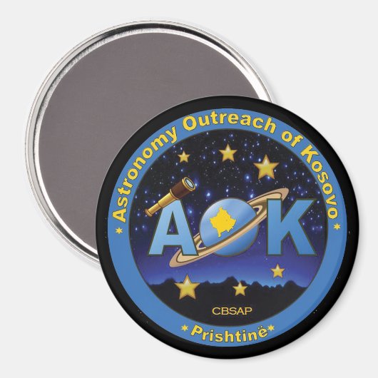 AOK Large 3-Zoll-Magnet Magnet (Vorderseite/Rückseite)