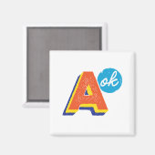 Aok Magnet (Vorderseite/Rückseite)