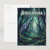 Aokigahara-Wald Japan Postkarte (Vorne/Hinten)